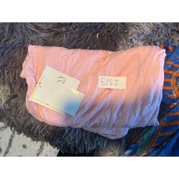 Ellen Tracy NWT Pink Short Sleeve Tunic Top Button Accents Eyelet Detail Sz 2X - Picture 7 of 8